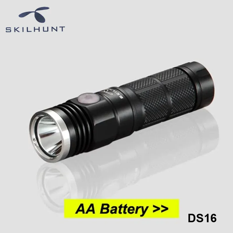Skilhunt DS10 DS15 DS16 DS21 CR123 AA 14500 18650 EDC фонари яркий Водонепроницаемый Cree светодиодный