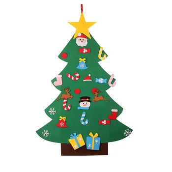 

Felt Christmas Tree Children DIY Decoration Felt Christmas Tree Handmade Fabric Products