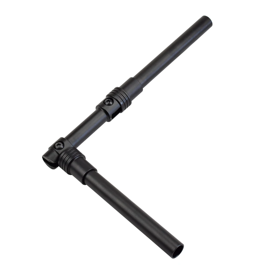 Guidon De Vélo Pliable – Alliage Aluminium – Argent Et Noir – Universel – Neuf