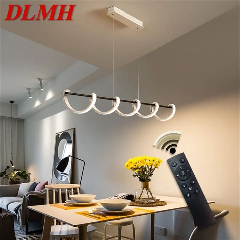 

DLMH Pendant Lights Dimmable with Remote Control 220V 110V Modern Fixtures Decorative For Home Dining Room Restaurant