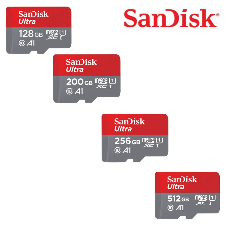 SANDISK ультра крайне высокая скорость micro SD UHS-I карта Drone TF карта памяти motion gopro C10, U1 32 ГБ 16 ГБ 512 Гб 400 Гб 256 ГБ