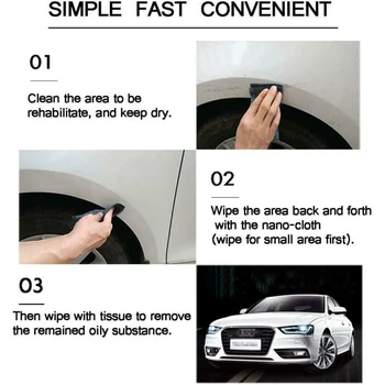 

Polish Scratch Repair Cloth 2PCS Automotive Care 2pcs High quality 10 * 20cm
