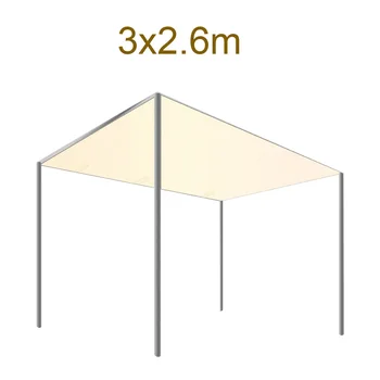

Wear Resistant Pergola UV Block Sun Shade Sail Waterproof Awning Polyester Outdoor Patio Easy Install Shading Backyard Garden