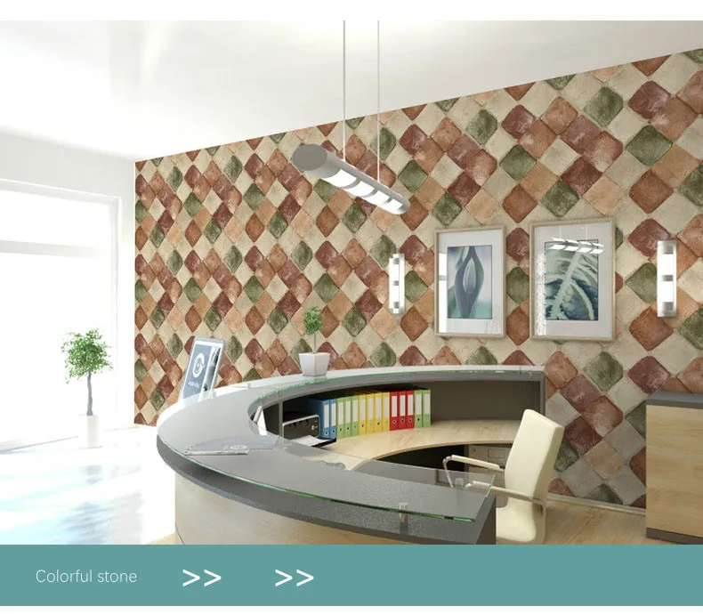 Home Decor 3D PVC Grain Wall Paper Brick Stone Wallpaper Self-Adhesive Living Room Bedroom Wallpapers Wall Stickers Decoration Home Decor 3D PVC Grain Wall Paper Brick Stone Wallpaper Self-Adhesive Living Room Bedroom Wallpapers Wall Stickers Decoration