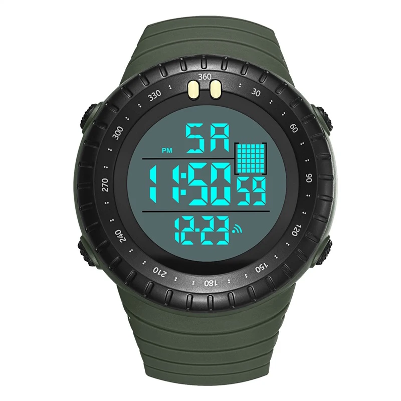 PANARS 8209 часы мужские модные спортивные уличные часы мужские цифровые часы будильник 50 м водонепроницаемые и противоударные erkek kol saati