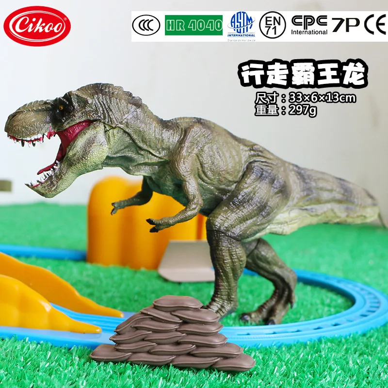 Синий мир Юрского периода Динозавр Модель игрушки модель твердый динозавр T-Rex и другие виды