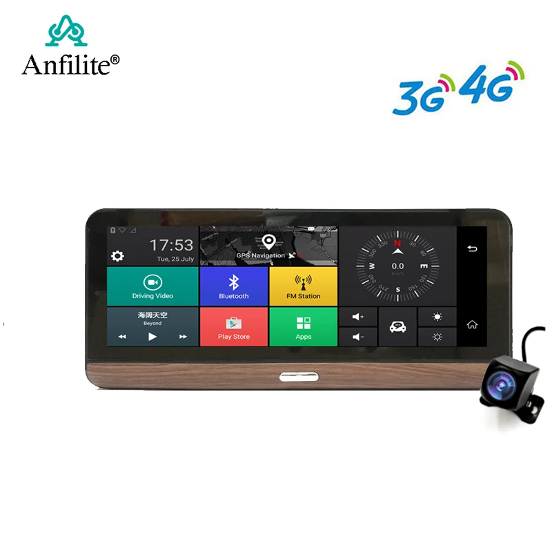 Автомобильный видеорегистратор Anfilite E31 Pro 4G GPS 7 8 дюйма Android 5 1|GPS для транспорта| |