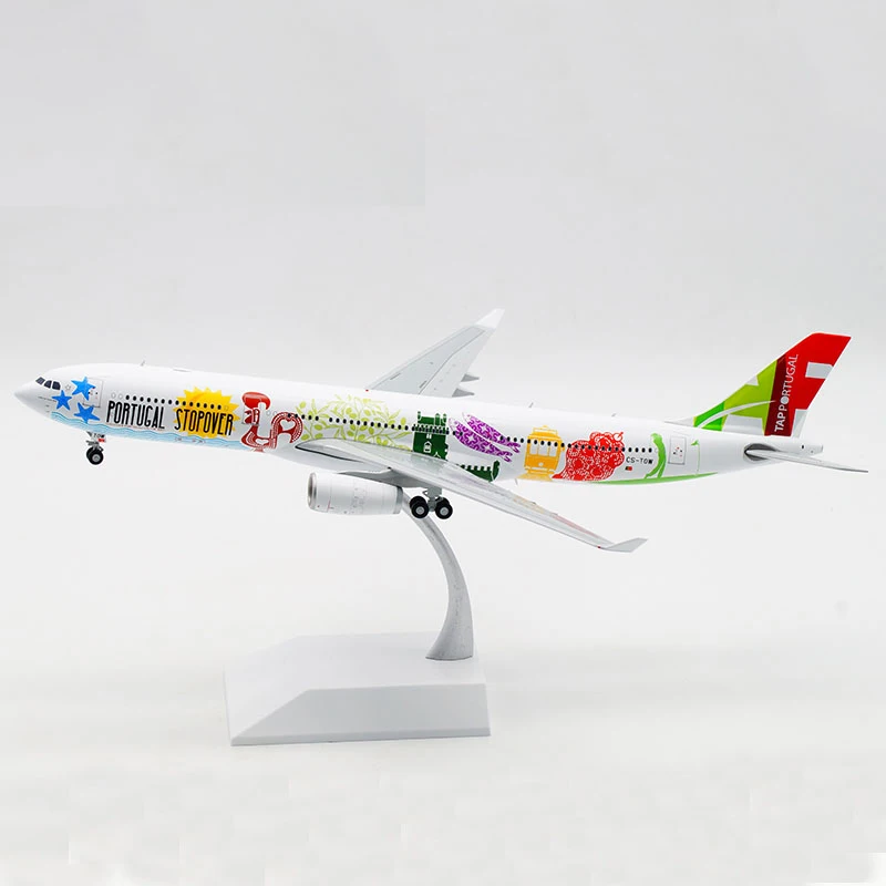 タップ航空飛行機モデル子供用,1:200スケール,A330-300 CS-TOW
