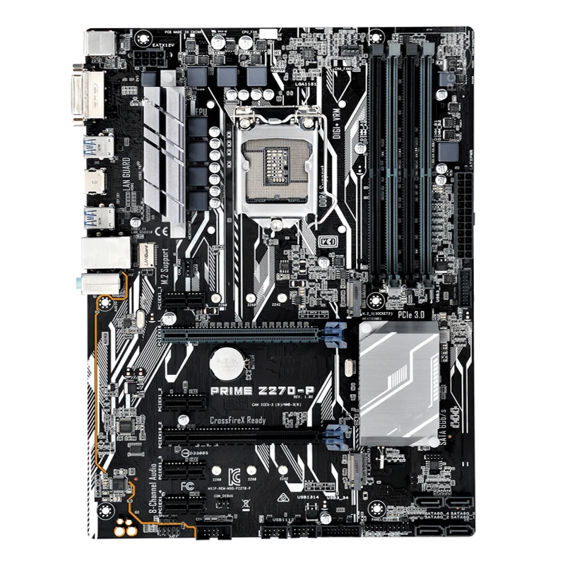 

For ASUS PRIME Z270-P Desktop motherboard Z270 chipset LGA 1151 DDR4 64GB ATX PCI-E 3.0 100% test intact