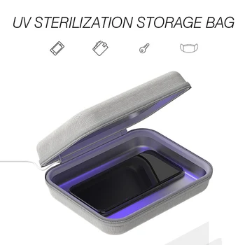 

Nail UV Sterilization Box Multifunction Disinfection Watch Phone Makeup Sterilizer Jewelry Clean Portable UV Disinfection TOOL