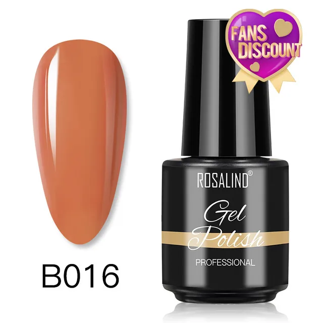 ROSALIND 7ml Gel Polish Semi Permanent Nails Gel Polish Soak Off UV LED Base Top Coat Vernis Nail Art Glitter Gel Varnish SLA-B016
