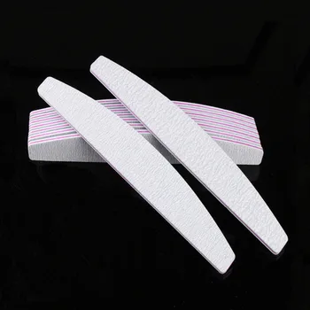 네일 파일 라임 100/180 양면 샌딩 버퍼 블록 세트 네일 트리머 화이트 그레이 네일 파일 UV 젤 폴리쉬 매니큐어 도구