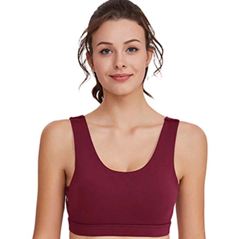 Жилет для йоги амортизирующий дышащий сетчатый пояс для тренировок впитывающий пот мягкий однотонный мягкий женский спортивный бюстгальтер для бега