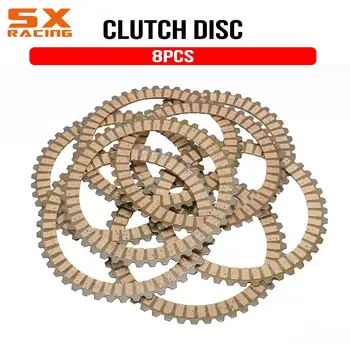 

Motocycle 8pcs Sets Engine Clutch Plates Friction Disc For SUZUKI GSX600F 94-97 GSX750F 95 96 97 GSXR600W 92 93 GSXR750W 93-95