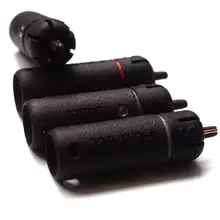 Вилка типа RCA SpringAudio с V образной крышкой однокристальная