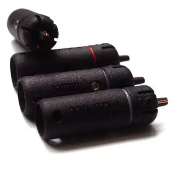 

SpringAudio Bullet RCA Plug With V-cap Single Crystal Copper/Silver OCC Electric Conductor