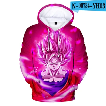 

Novelty Dragon Ball 3D Hoodies Sweatshirt Mne/women Hoodie 3D print Anime Pullovers Autumn Winter Long Sleeve Boys Outwear
