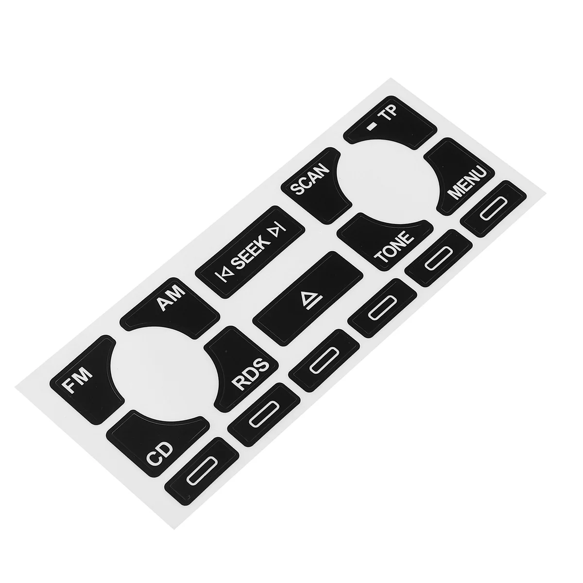 

TP Style Car Audio Multimedia Radio Stereo Worn Peeling Button Repair Sticker Decals Stickers For Audi A4 B6 B7 A6 A2 A3 8L/P
