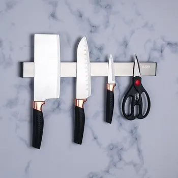 

Magnetic knife Holder Kitchen Knife Stand Bar Strip Wall Magnet Block Aluminum For Knives Storage Cooking Accessories