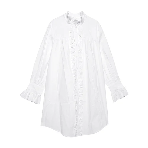 white GCC3068 XITAO, кружевное женское платье с вышивкой, модное, свободное, размера плюс, платья ранней весны, новинка, уличная одежда для женщин GCC3068 - Цвет: white GCC3068