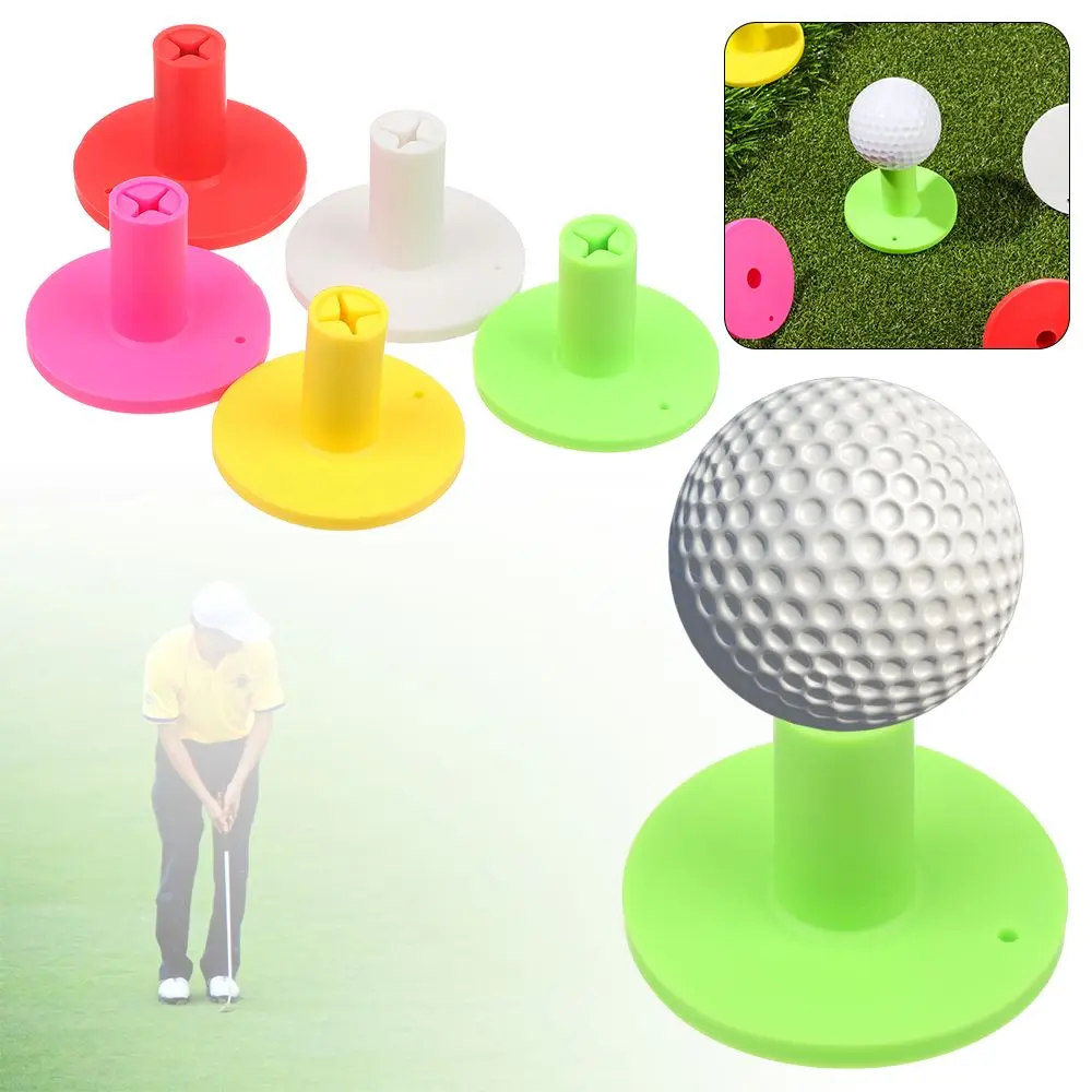 

Durable Golf Mat Colorful Sports Part Rubber Durable Golfer Ball Tees Holder Golf Tees