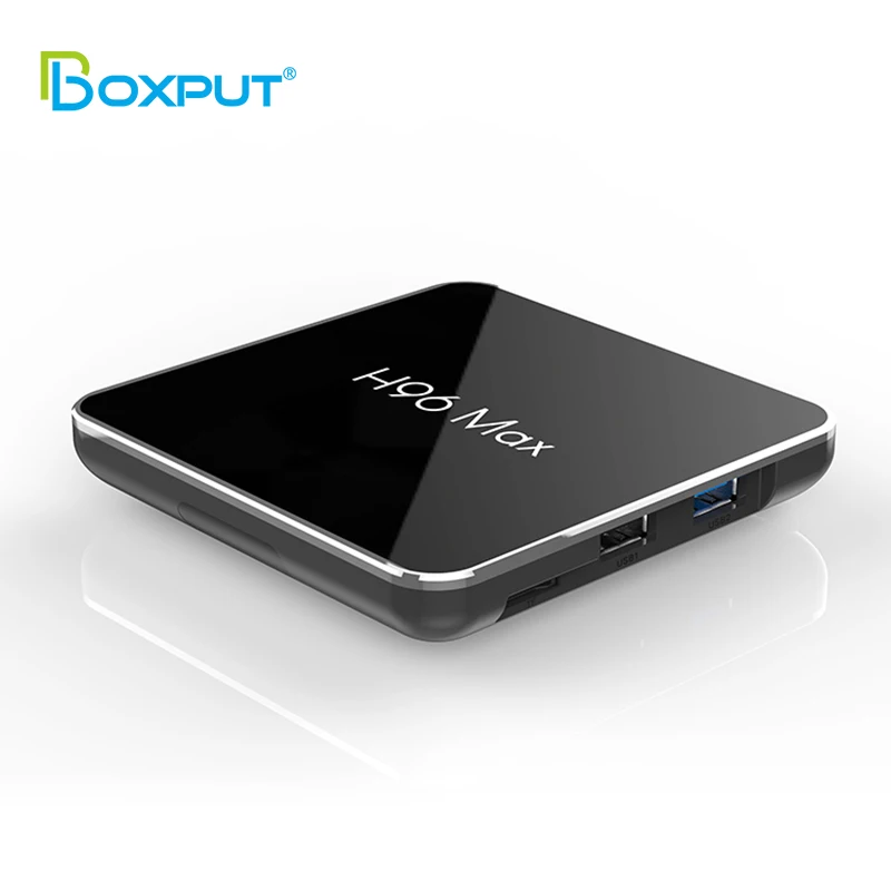 Ott ТВ коробка Android 8 1 H96 max X2 S905X2 Смарт медиаплеера LPDDR4 2 Гб оперативной памяти 16