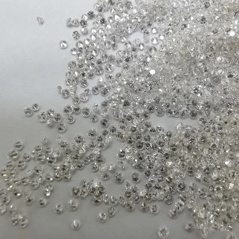 2Pcs Natural Diamond Loose Gemstone 0.1ct H SI Good Cut diamond For Fine Jewelry