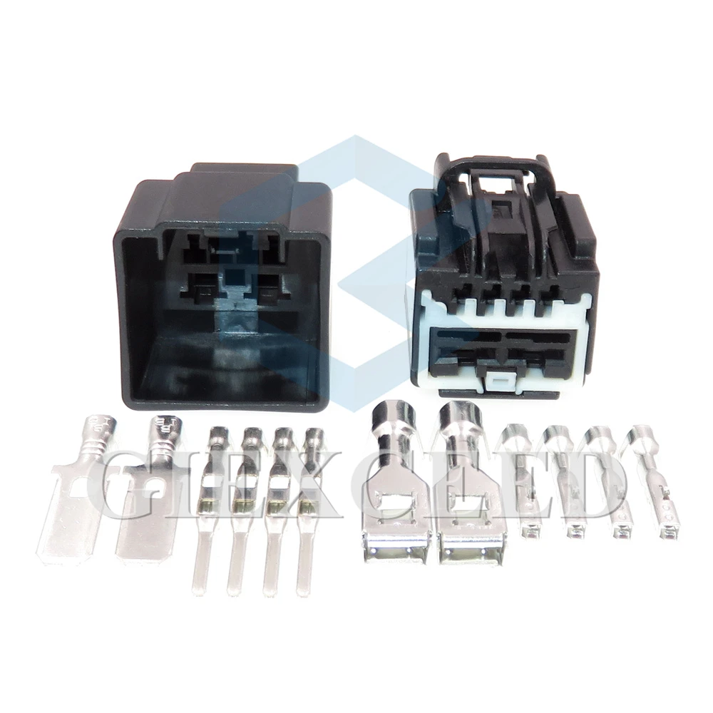 

1 Set 6 Pin Auto Unsealed Female Socket 2.2 6.3 Series Automobile Composite Connector Car Wiring Terminal Male Plug