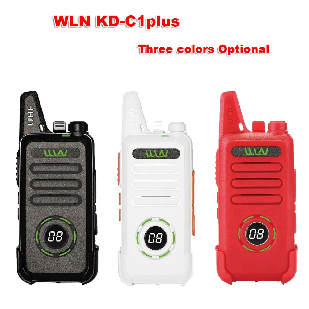 WLN KD-C1 Plus мини рация UHF 400-470 МГц 5 Вт с 16 каналами двухстороннее радио обновление видения для KD-C1 KDC1plus