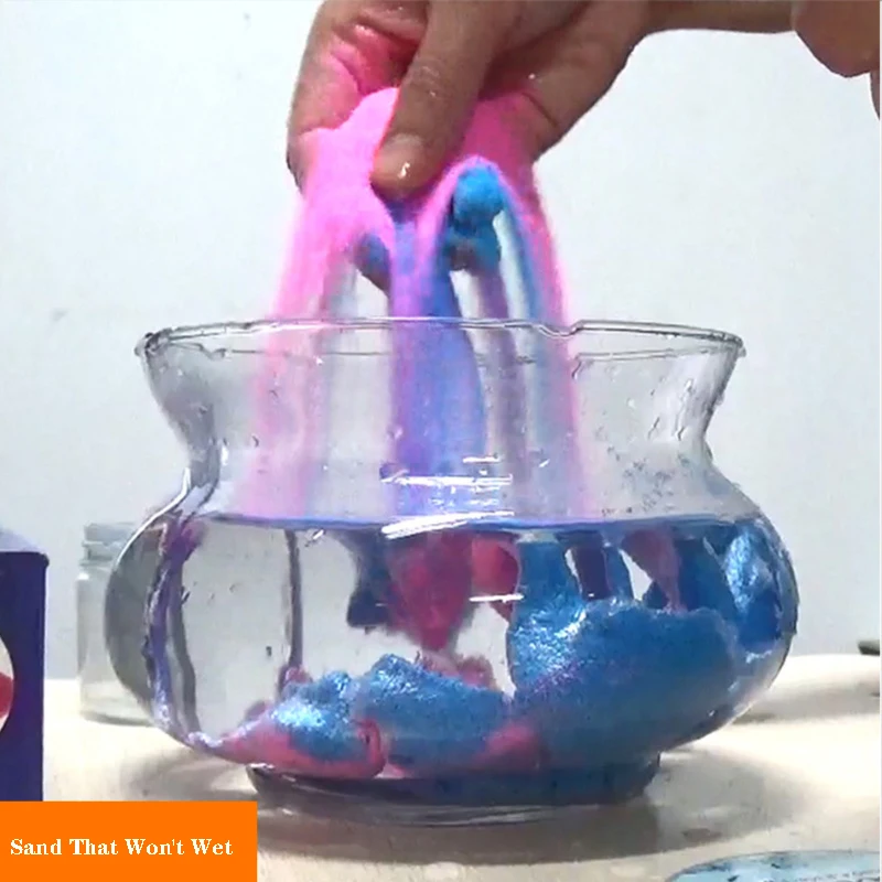 

DIY Not Wet Magic Sand Handmade Toys Non-toxic Magic Mars Space Sand Educational Toy For Kid Gifts Decompression Gift