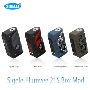 

Sigelei Humvee 215 Mod powered by dual 18650 215W vape Humvee box mod fit 510 Thread Tank VS Aegis Legend