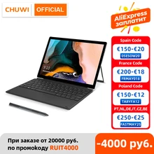 CHUWI – Tablette Windows Quad Core 8 GO de RAM et 256 GO SSD, UBook, appareil de 12 pouces, 2160x1440 de résolution pour l'écran, PC intel N4100, 2,4G/5G et WiFi BT 5.0