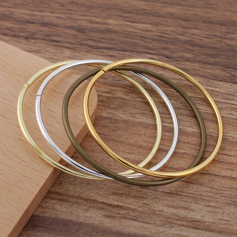 

20pcs DIY Simple Copper Cable Wire Bangle Bracelet Base Blanks Settings For Women Boho Bracelet Punk Jewelry Gift