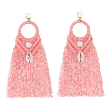 

Bohemia Oorbellen New Fashion Woman Earrings Long Tassel Drop Earrings High Quality Handmade Earrings 2020 Earrings Pendientes