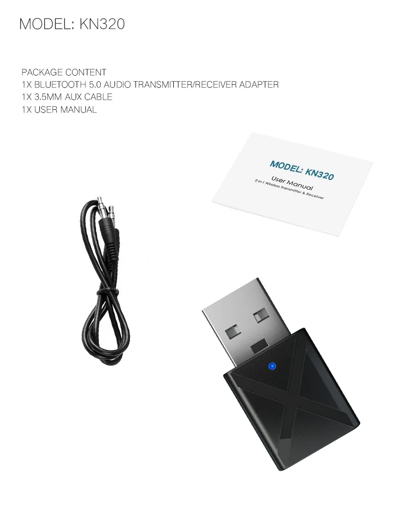 Bluetooth 5,0 аудио приемник передатчик Мини стерео AUX RCA USB 3,5 мм разъем для ТВ ПК автомобильный комплект беспроводной адаптер