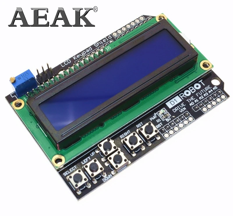 AEAK 1 шт. ЖК экран с клавиатурой дисплей 1602 Модуль для Arduino ATMEGA328 ATMEGA2560 raspberry pi UNO