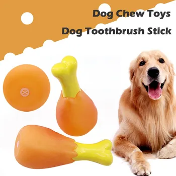 

Durable Dog Chew Toy Dog Toothbrush Stick Soft Rubber Tooth Cleaning Point Massage Small Dog Toothpaste Pet Toothbrush Molar