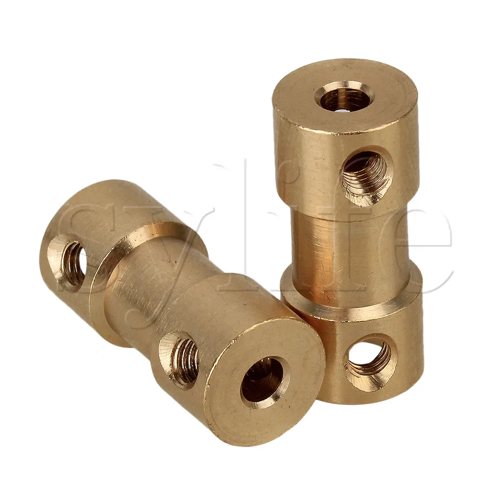 RC Airplane 3mm to 5mm Brass Motor Coupling Shaft Coupler Connector O2q7 CQ for sale online 