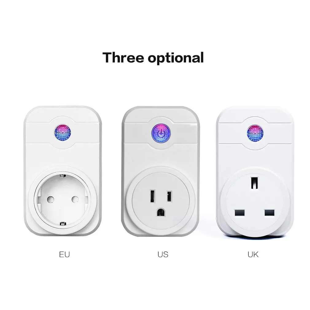 WiFi Smart Plug с портами розетка синхронизации Голосовое управление беспроводной переключатель времени ЕС/США/Великобритания