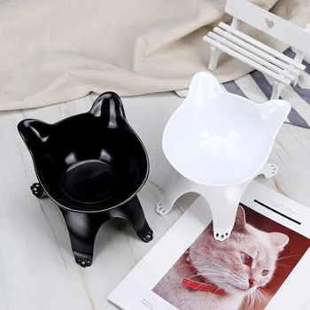 

Non-slip Lovely Cat Bowl Dog Bowls With Raised Stand Pet Supplies Cat Water Bowl For Pet Food Water Feeders Dish Pet Products