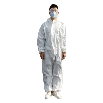 

One Time Disposable Waterproof Oil-Resistant Protective Coverall for Spary Painting Decorating Clothes Overall Suit Workwear !