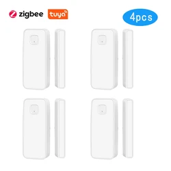 Capteur de porte et fenêtre sans fil, détecteur magnétique de Contact Wifi, capteur de porte intelligent, batterie non incluse 