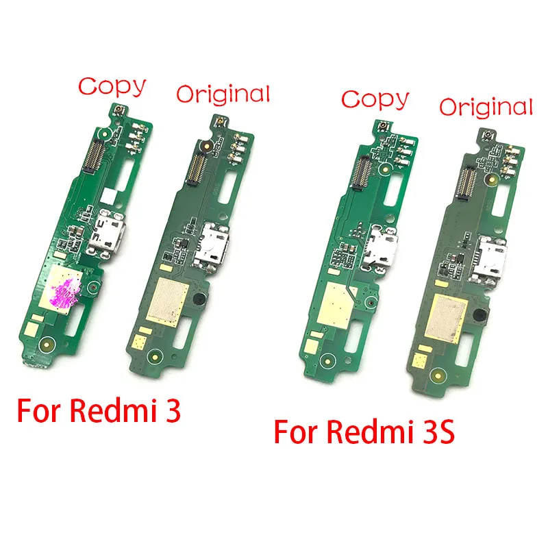 Для Xiaomi Redmi 3 3S 4X зарядная док-станция порт USB зарядное устройство разъем PCB микрофон микрофонная плата гибкий ленточный кабель