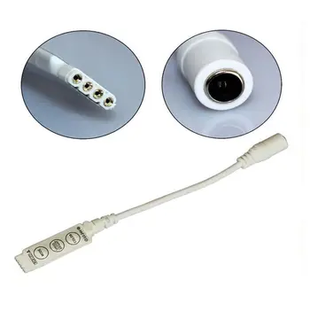 

1Pc Mini Controller Led Dimmer Controller 5050/3528 RGB LED Strip DC Plug Female 256-level PWM Control Mode