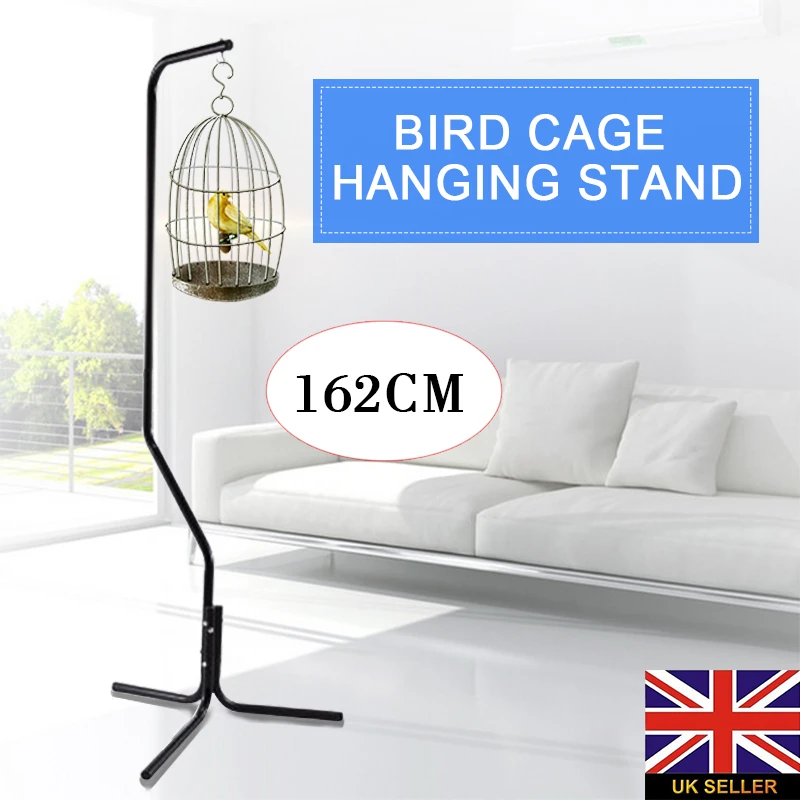 1set 162cm Bird Cage Stand Diy Pet Cages Hanger Tripod Hanging Birdcage Stand With Black Iron Tube Frame Hook Birdcage Stands Aliexpress