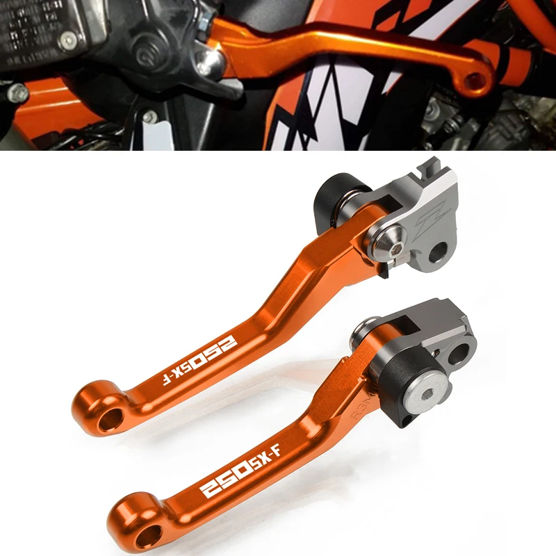 

Motorcycle Dirt Bike Brake Clutch Levers Motorcross Alunimun handle levers FOR KTM 250 SX-F 2007 2008 2009 2010 2011 2012 2013