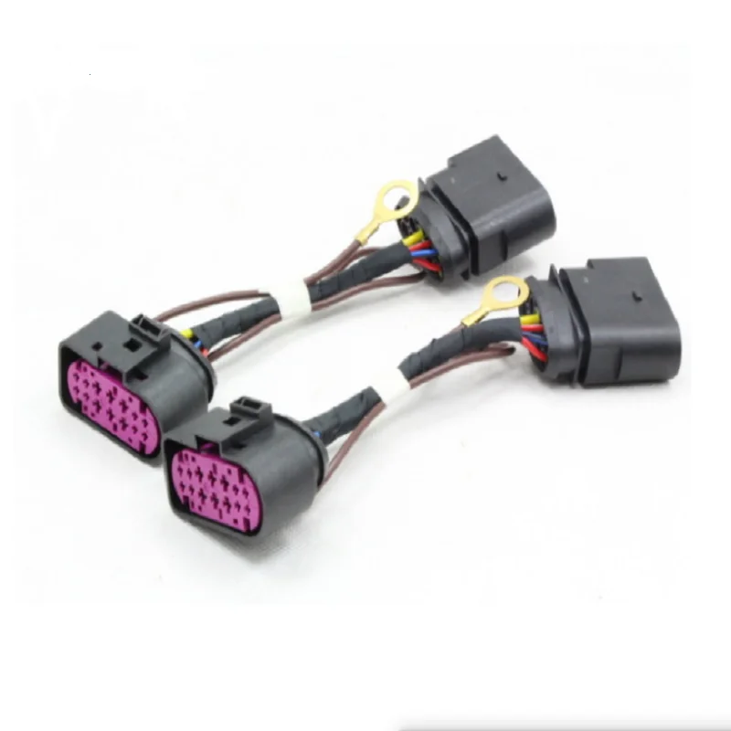 HID ксеноновая фара от 10 до 14 контактный разъем адаптера подходит для Golf 6