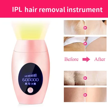 

600000 Flash IPL Laser Hair Removal Machine Permanent LED Laser Epilator Precision Clipper For Bikini Body Face Underarm