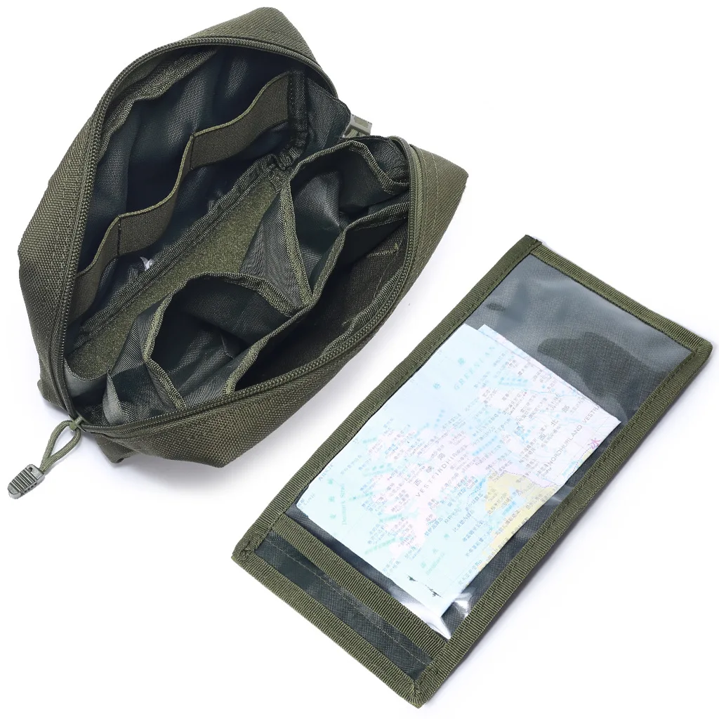 Pochette tactique Molle, sac médical EDC EMT, sac de poche pour cartes de randon