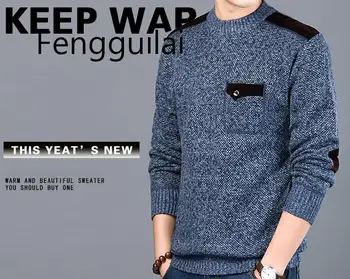 

2020 New Fashion Brand Sweater For Mens Pullovers Slim Fit Jumpers Knitwear O-Neck Autumn Korean Style Casual Clothing Male